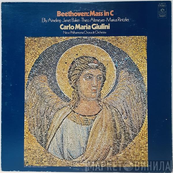 , Ludwig van Beethoven , Elly Ameling , Janet Baker , Theo Altmeyer , Marius Rintzler , Carlo Maria Giulini & New Philharmonia Chorus  New Philharmonia Orchestra  - Mass In C