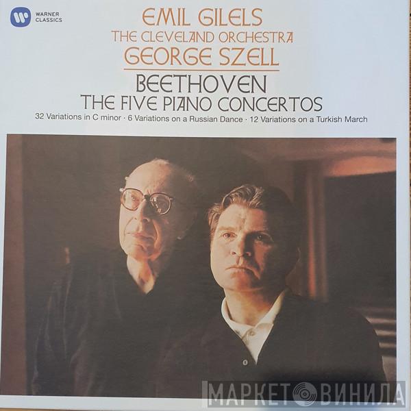 - Ludwig van Beethoven , Emil Gilels , George Szell  The Cleveland Orchestra  - The Five Piano Concertos
