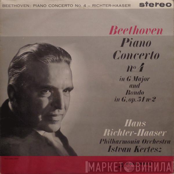 Ludwig van Beethoven, Hans Richter-Haaser, Philharmonia Orchestra, István Kertész - Piano Concerto No. 4 In G Major And Rondo In G, Op. 51 No. 2