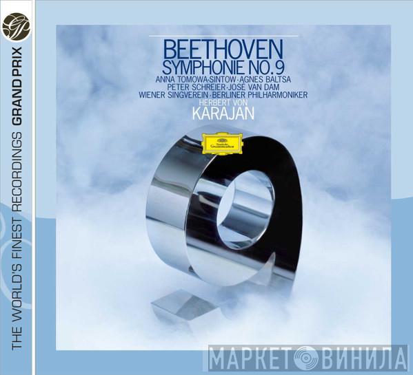 , Ludwig van Beethoven , Herbert von Karajan , Berliner Philharmoniker , Anna Tomowa-Sintow , Agnes Baltsa , Peter Schreier , José van Dam  Wiener Singverein  - Symphonie Nr. 9
