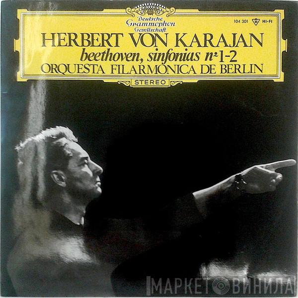 , Ludwig van Beethoven , Herbert von Karajan  Berliner Philharmoniker  - Sinfonias Nº 1-2
