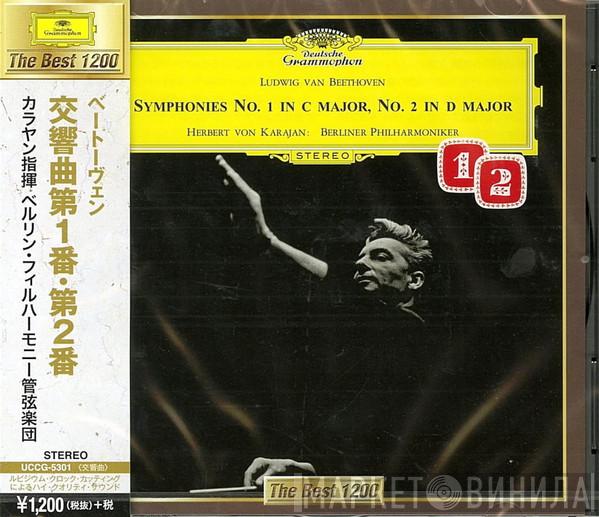 – Ludwig van Beethoven , Herbert von Karajan  Berliner Philharmoniker  - Symphonies No. 1 In C Major, No. 2 In D Major