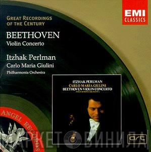 Ludwig van Beethoven, Itzhak Perlman, Carlo Maria Giulini, Philharmonia Orchestra - Violin Concerto