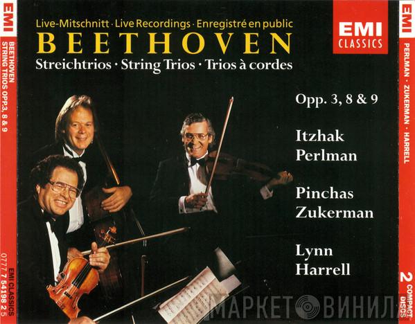 , Ludwig van Beethoven , Itzhak Perlman , Pinchas Zukerman  Lynn Harrell  - String Trios Opp. 3, 8 & 9