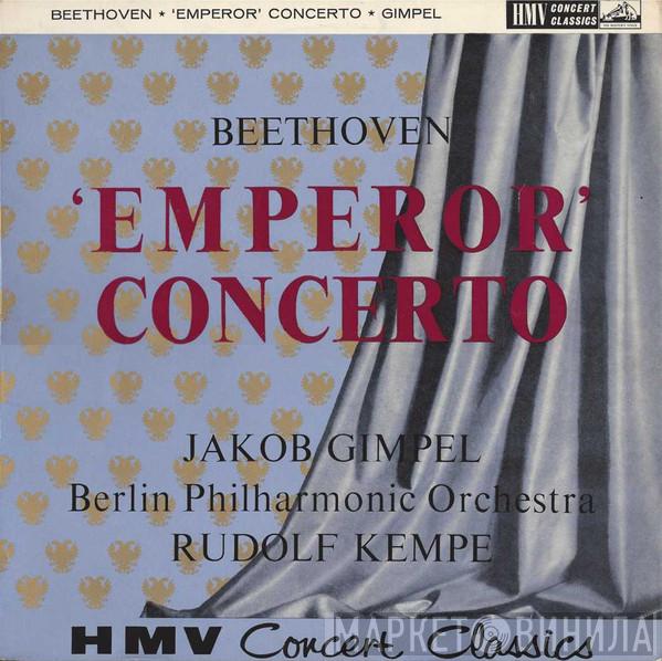, Ludwig van Beethoven , Jakob Gimpel , Berliner Philharmoniker  Rudolf Kempe  - Emperor Concerto