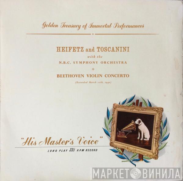 , Ludwig van Beethoven , Jascha Heifetz , Arturo Toscanini  NBC Symphony Orchestra  - Concerto In D Major,Op.61