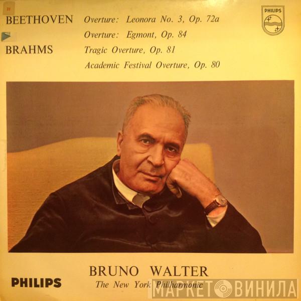 Ludwig van Beethoven, Johannes Brahms, Bruno Walter, The New York Philharmonic Orchestra - Overtures