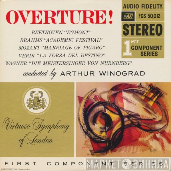 , Ludwig van Beethoven , Johannes Brahms , Wolfgang Amadeus Mozart , Giuseppe Verdi - Richard Wagner conducted by Virtuoso Symphony Of London  Arthur Winograd  - Overture!