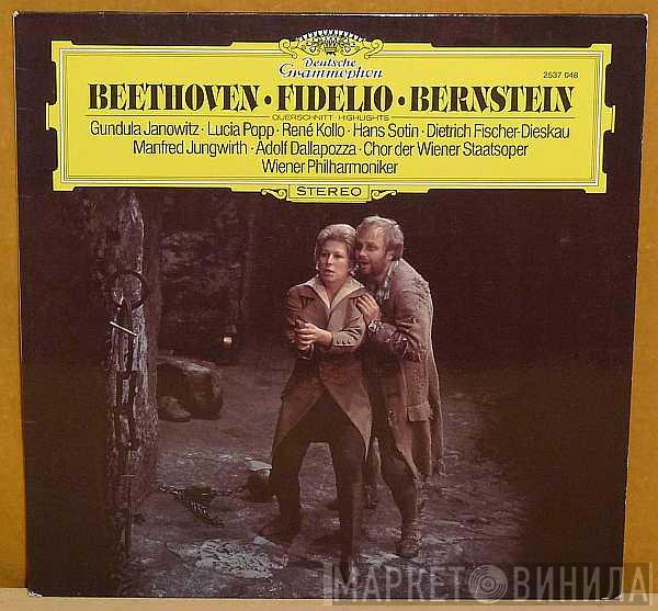 Ludwig van Beethoven, Leonard Bernstein, Gundula Janowitz, Lucia Popp, René Kollo, Hans Sotin, Dietrich Fischer-Dieskau, Manfred Jungwirth, Adolf Dallapozza, Wiener Staatsopernchor, Wiener Philharmoniker - Fidelio - Querschitt - Highlights