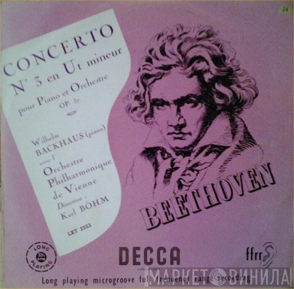 , Ludwig van Beethoven Piano Avec Wilhelm Backhaus Direction Wiener Philharmoniker  Karl Böhm  - Concerto No. 3 En Ut Mineur Pour Piano Et Orchestre Op. 37