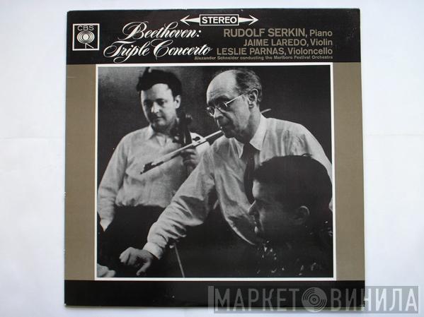 , Ludwig van Beethoven , Rudolf Serkin , Jaime Laredo , Leslie Parnas conducting Alexander Schneider  Marlboro Festival Orchestra  - Triple Concerto
