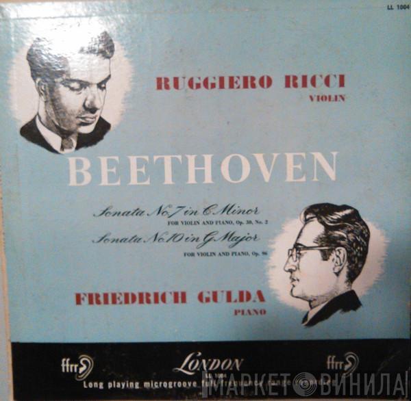 , Ludwig van Beethoven , Ruggiero Ricci  Friedrich Gulda  - Violin Sonatas Nos. 7 and 10