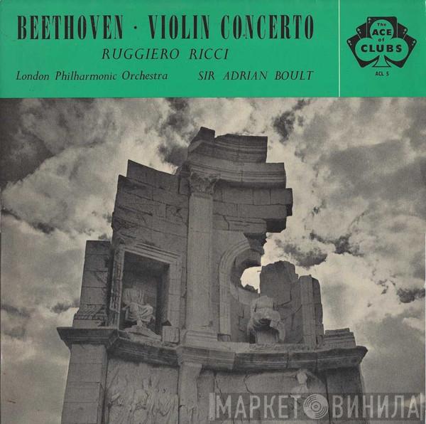 Ludwig van Beethoven, Ruggiero Ricci, The London Philharmonic Orchestra, Sir Adrian Boult - Violin Concerto