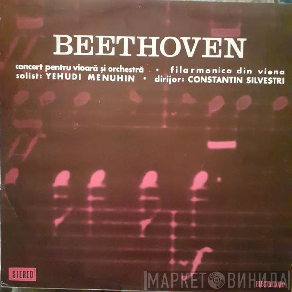 - Ludwig van Beethoven Solist : Wiener Philharmoniker Dirijor : Yehudi Menuhin  Constantin Silvestri  - Concert Pentru Vioară Și Orchestră