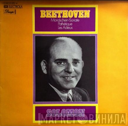 Ludwig van Beethoven, Solomon  - Mondschein-Sonate Pathetique Les Adieux