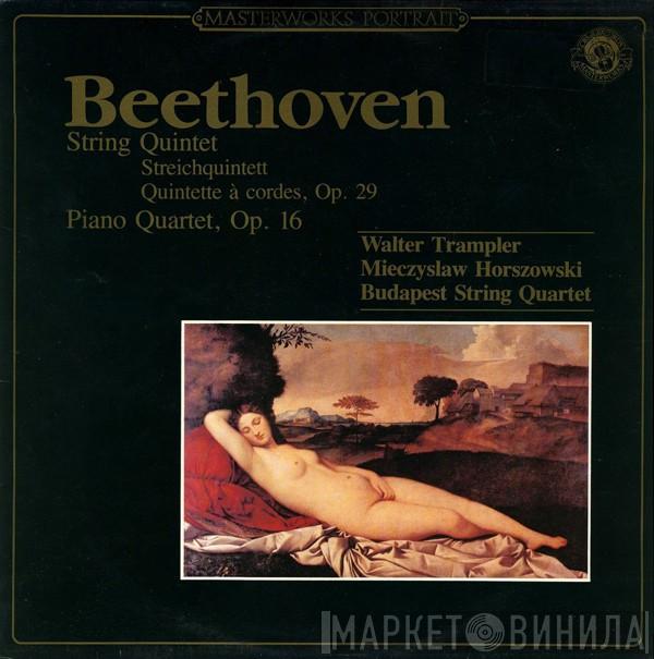 Ludwig van Beethoven, Walter Trampler, Mieczyslaw Horszowski, Budapest String Quartet - String Quintet Streichquintett Quintet À Cordes, Op. 29 Piano Quartet, Op. 16