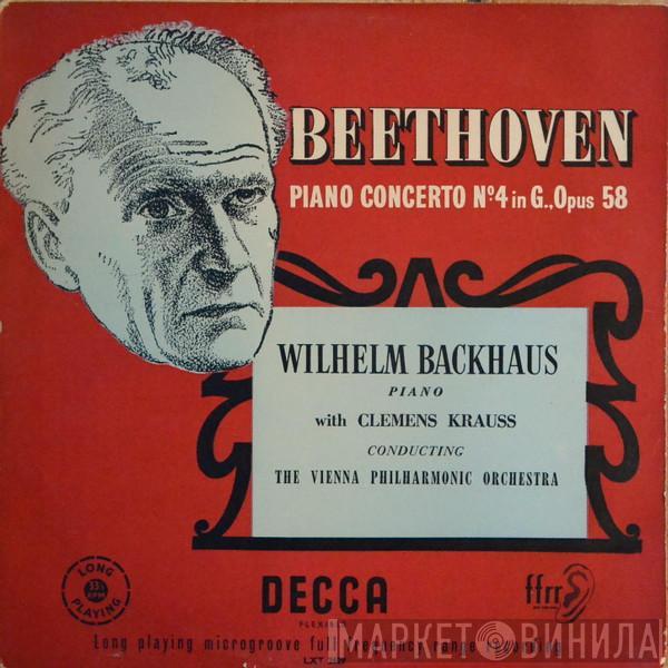Ludwig van Beethoven, Wilhelm Backhaus, Clemens Krauss, Wiener Philharmoniker - Piano Concerto Nº.4 In G Major, Opus 58