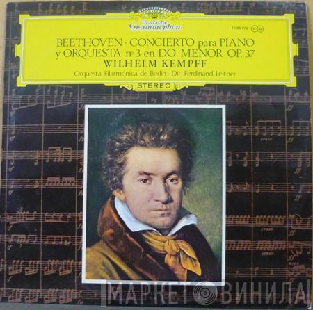 Ludwig van Beethoven, Wilhelm Kempff, Berliner Philharmoniker, Ferdinand Leitner - Concierto Para Piano Y Orquesta Nº 3 En Do Menor Op. 37