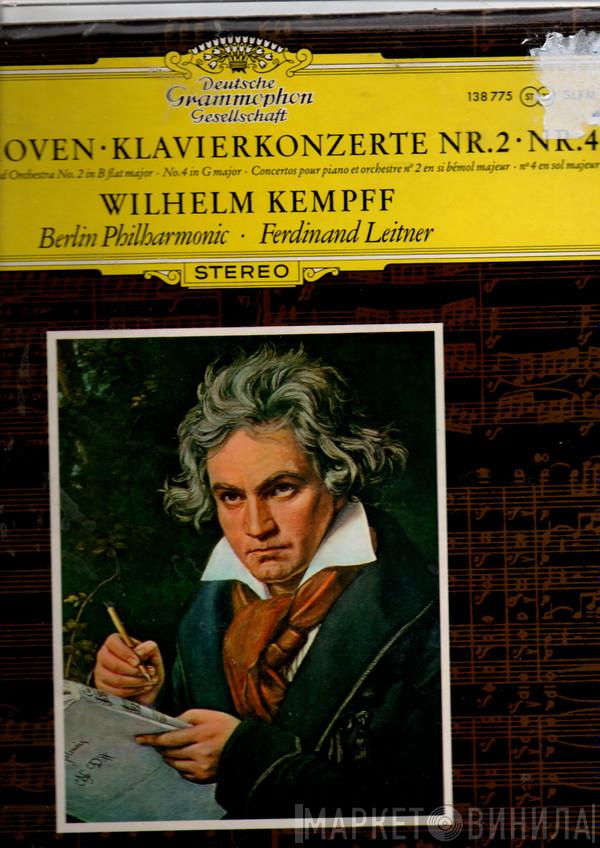 Ludwig van Beethoven, Wilhelm Kempff, Berliner Philharmoniker, Ferdinand Leitner - Klavierkonzerte Nr. 2 • Nr. 4