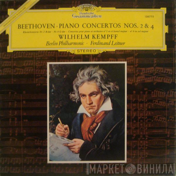 Ludwig van Beethoven, Wilhelm Kempff, Berliner Philharmoniker, Ferdinand Leitner - Piano Concertos Nos. 2 & 4