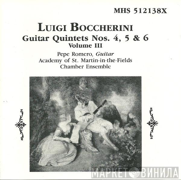 - Luigi Boccherini , Pepe Romero  Academy Of St. Martin-in-the-Fields Chamber Ensemble  - Guitar Quintets · Gitarrenquintette Nos. 4, 5, & 6