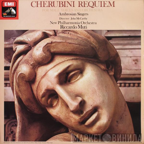 Luigi Cherubini, The Ambrosian Singers, John McCarthy, New Philharmonia Orchestra, Riccardo Muti - Requiem In D Minor For Male Chorus & Orchestra