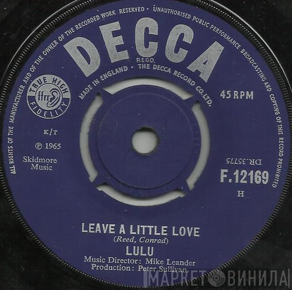 Lulu - Leave A Little Love