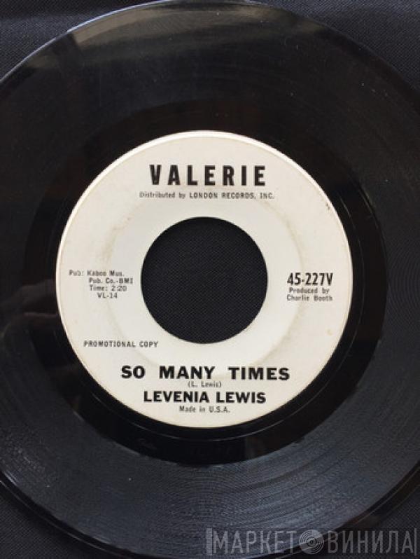  Luvenia Lewis  - So Many Times / Nobody's Gonna Take My Man