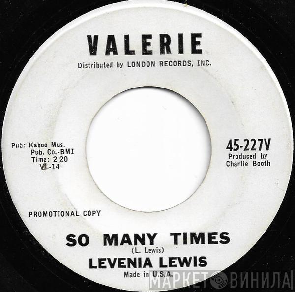  Luvenia Lewis  - So Many Times / Nobody's Gonna Take My Man