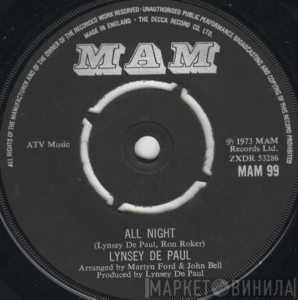 Lynsey De Paul - All Night