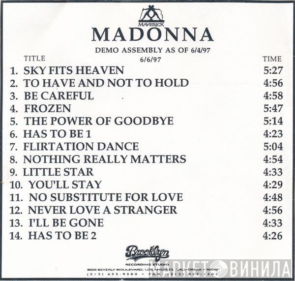  Madonna  - Demo Assembly As Of 6/4/97