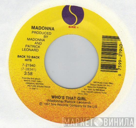  Madonna  - Who's That Girl / Causing A Commotion
