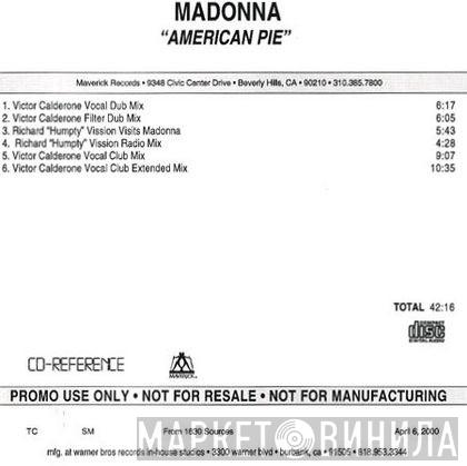  Madonna  - American Pie