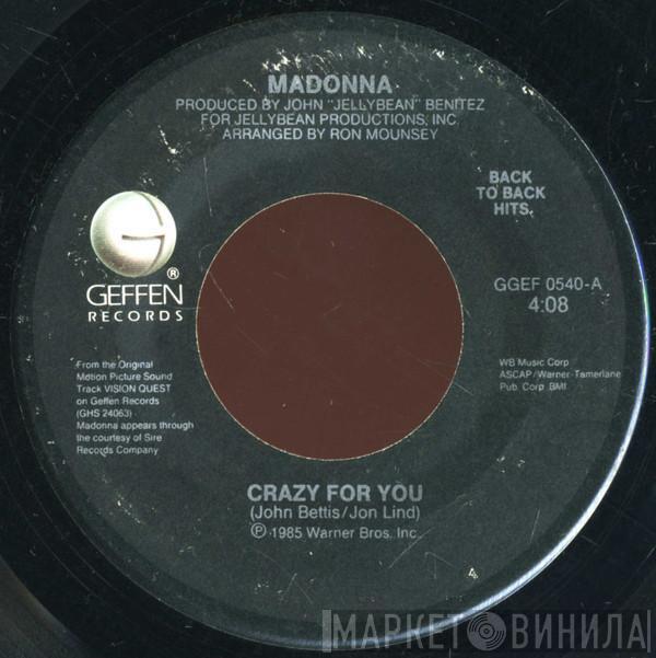 Madonna - Crazy For You / Gambler