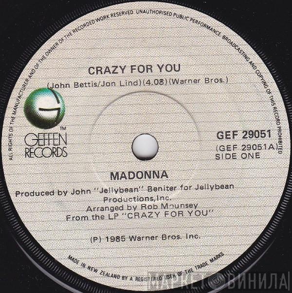  Madonna  - Crazy For You