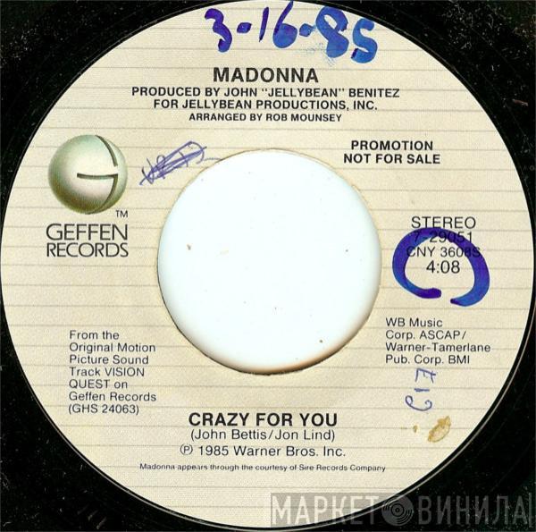  Madonna  - Crazy For You