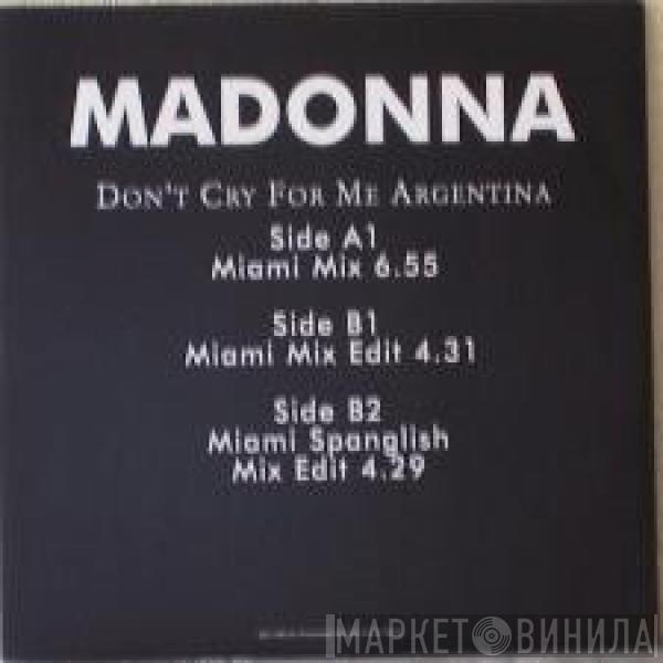 Madonna - Don't Cry For Me Argentina