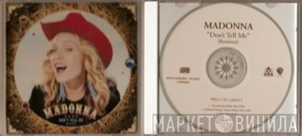  Madonna  - Don't Tell Me (Remixes)