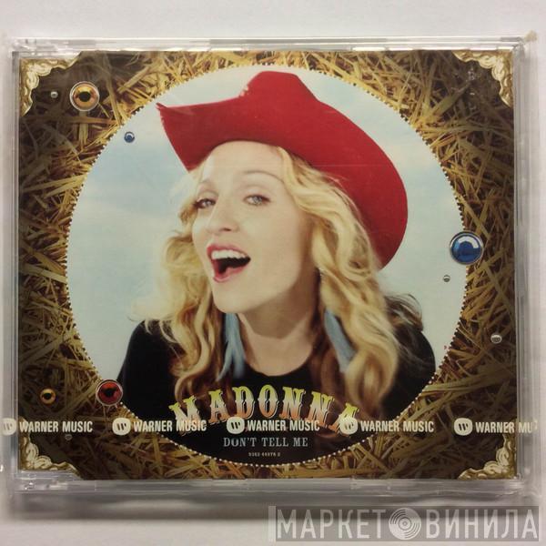  Madonna  - Don't Tell Me (The Remixes)