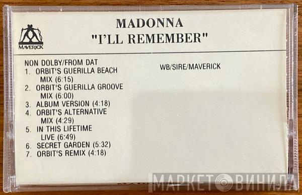  Madonna  - I'll Remember