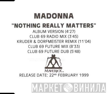  Madonna  - Nothing Really Matters