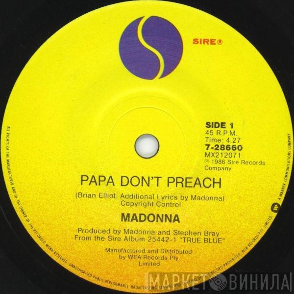  Madonna  - Papa Don't Preach
