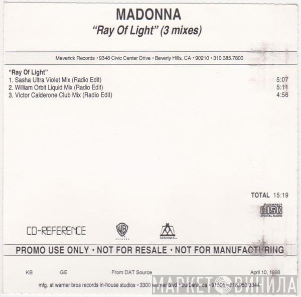 Madonna  - Ray Of Light (Remix Radio Edits)