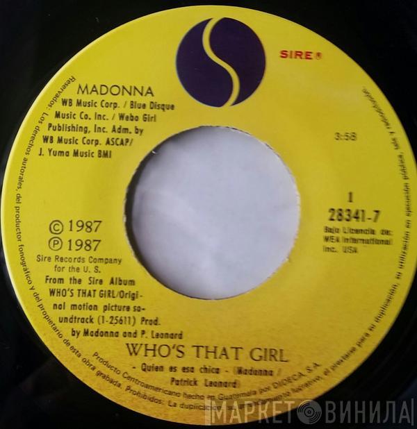  Madonna  - Who's That Girl = Quien Es Esa Chica