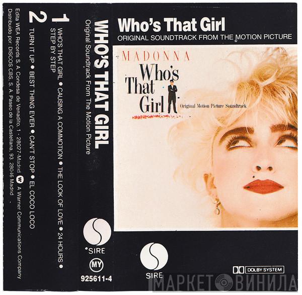  Madonna  - Who's That Girl (Original Motion Picture Soundtrack)