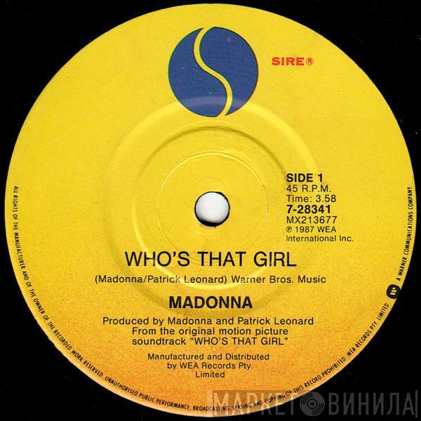  Madonna  - Who's That Girl