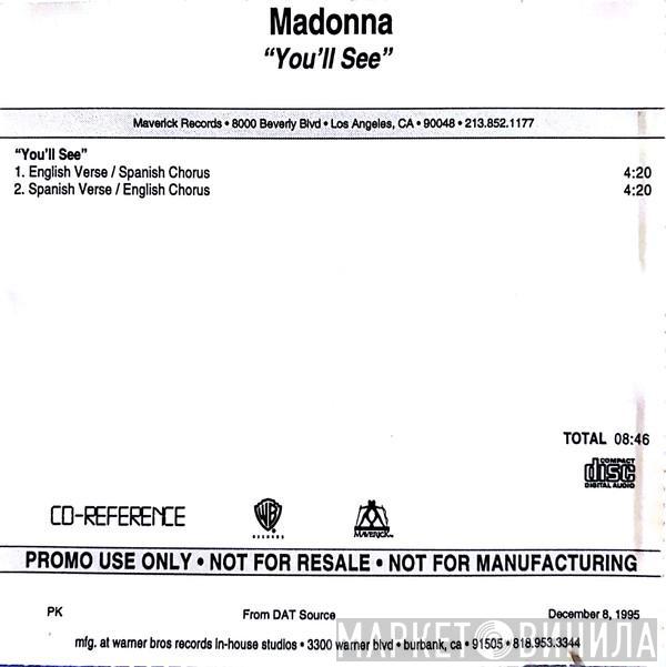  Madonna  - You'll See