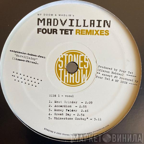 Madvillain - Four Tet Remixes