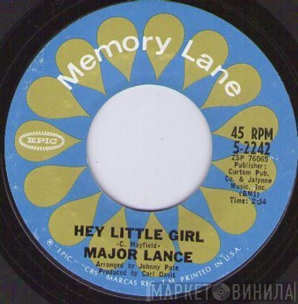  Major Lance  - The Matador / Hey Little Girl