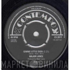 Major Lance - Gimme Little Sign
